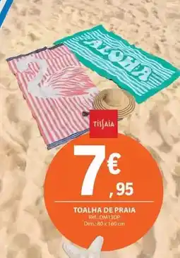 E.Leclerc Dim - toalha de praia promoção