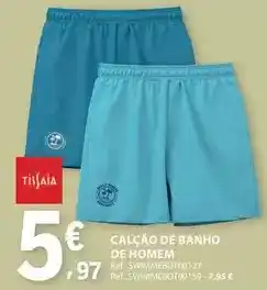 E.Leclerc Calcao de banho de homem promoção
