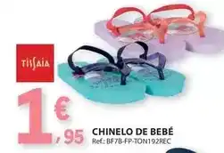 E.Leclerc Chinelo de bebe promoção