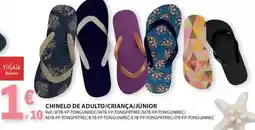 E.Leclerc Chinelo de adulto/criana/junior promoção
