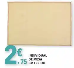 E.Leclerc Individual de mesa em tecido promoção