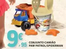 E.Leclerc Paw patrol - conjunto camião /spiderman promoção