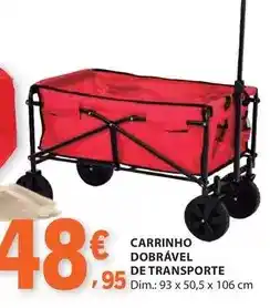 E.Leclerc Dim - carrinho dobrável de transporte promoção