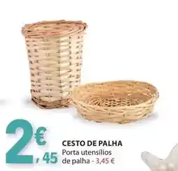 E.Leclerc Cesto de palha promoção
