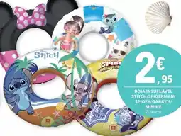 E.Leclerc Boja insup lavel stitch/psiderman/ spidey promoção