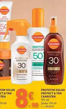 E.Leclerc Protetor solar protect & tan promoção