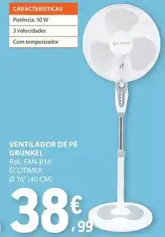 E.Leclerc com - ventilador de pe grunkel promoção
