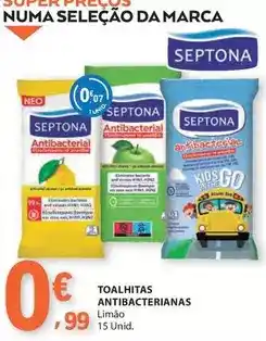 E.Leclerc Toalhitas antibacterianas promoção