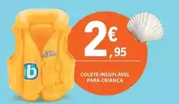 E.Leclerc Colette insuffável para crianca promoção