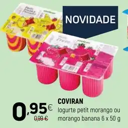 Coviran COVIRAN logurte petit morango ou morango banana promoção