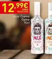Recheio Gama - licor creme promoção