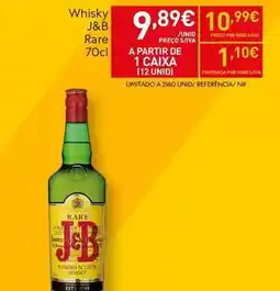 Recheio J&b - whisky rare promoção