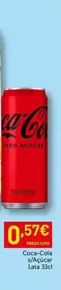 Recheio Coca cola - s/açucar promoção