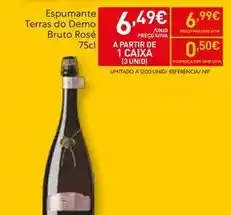 Recheio Terras do demo - espumante brut promoção