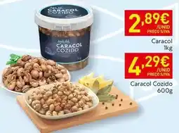Recheio Caracol cozido promoção