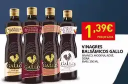 Recheio Gallo - vinagres balsamicos promoção