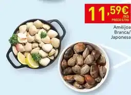 Recheio Ameijoa branca/japonesa promoção