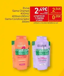 Recheio Elvive - gama champo promoção