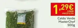 Recheio Masterchef - caldo verde promoção