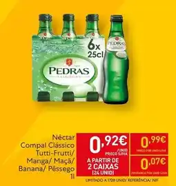 Recheio Pedras - néctar compal classico manga/maca/a 2 caixas promoção