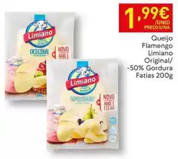 Recheio Limiano - queijo flamengo original/ -50% gordura promoção
