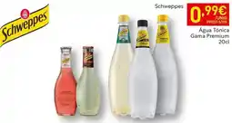 Recheio Schweppes - agua tonica gama premium promoção