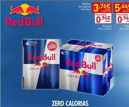 Recheio Red bull - bebida energética promoção