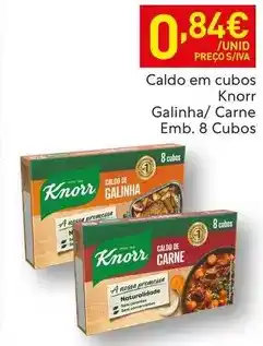 Recheio Knorr - caldo em cubos galinha/ carne emb. 8 cubos promoção