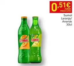 Recheio Sumol - laranja/ananas promoção