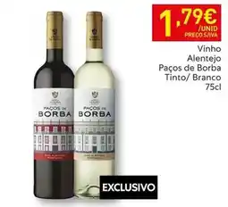 Recheio Adega - vinho alentejo paços de borba tinto/ branco promoção