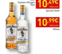 Recheio Captain morgan - spiced gold promoção