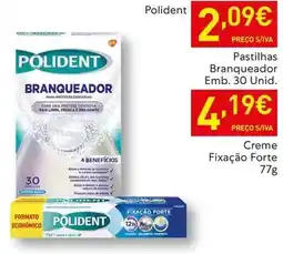 Recheio Polident - creme fixacao forte promoção