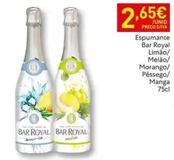 Recheio Bar royal - espumante limão/mela/morango/pêssego/manga promoção
