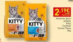 Recheio Alimento seco p/ gato cocktail carne/ peixe promoção