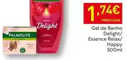 Recheio Palmolive - gel de banho delight/essence relax/ happy promoção