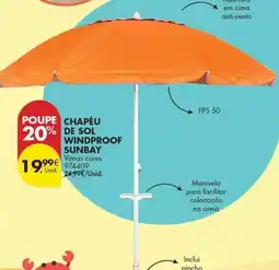 Pingo Doce Sol - chapeu de promoção