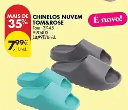 Pingo Doce Chinelos nuvem tom&rose promoção
