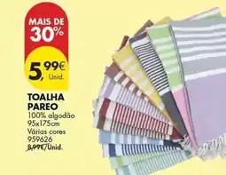 Pingo Doce Toalha pareo promoção