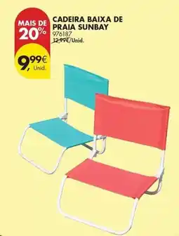 Pingo Doce Cadeira baixa de praia promoção