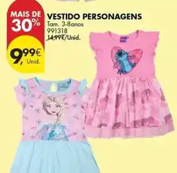 Pingo Doce Vestido personagens promoção