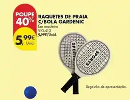 Pingo Doce Madeira - raquetes de praia c/bola promoção