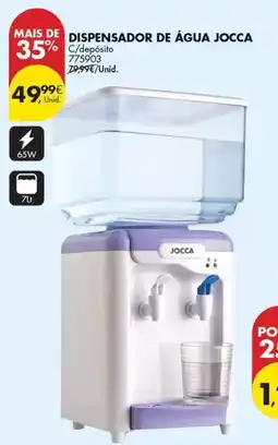 Pingo Doce Jocca - dispensador de agua promoção