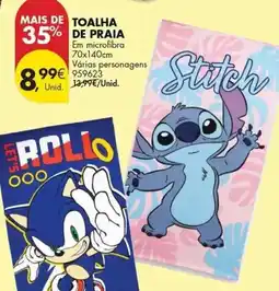 Pingo Doce Toalha promoção