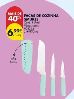 Pingo Doce Smukee - facas de cozinha promoção