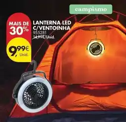 Pingo Doce Lanterna led c/ventoinha promoção