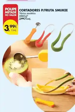 Pingo Doce Smukee - cortadores p/fruts promoção