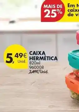 Pingo Doce Caixa hermetica promoção
