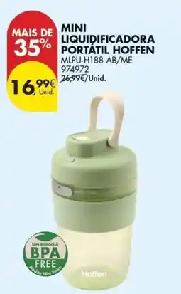 Pingo Doce Hoffen - mini liquidificadora portatil promoção
