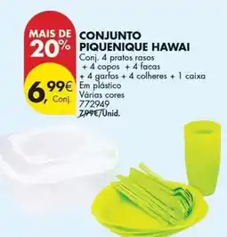 Pingo Doce Conjunto piquenique hawai promoção
