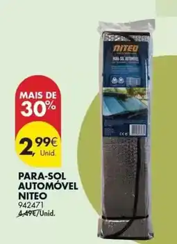 Pingo Doce Sol - para-sol automóvel promoção